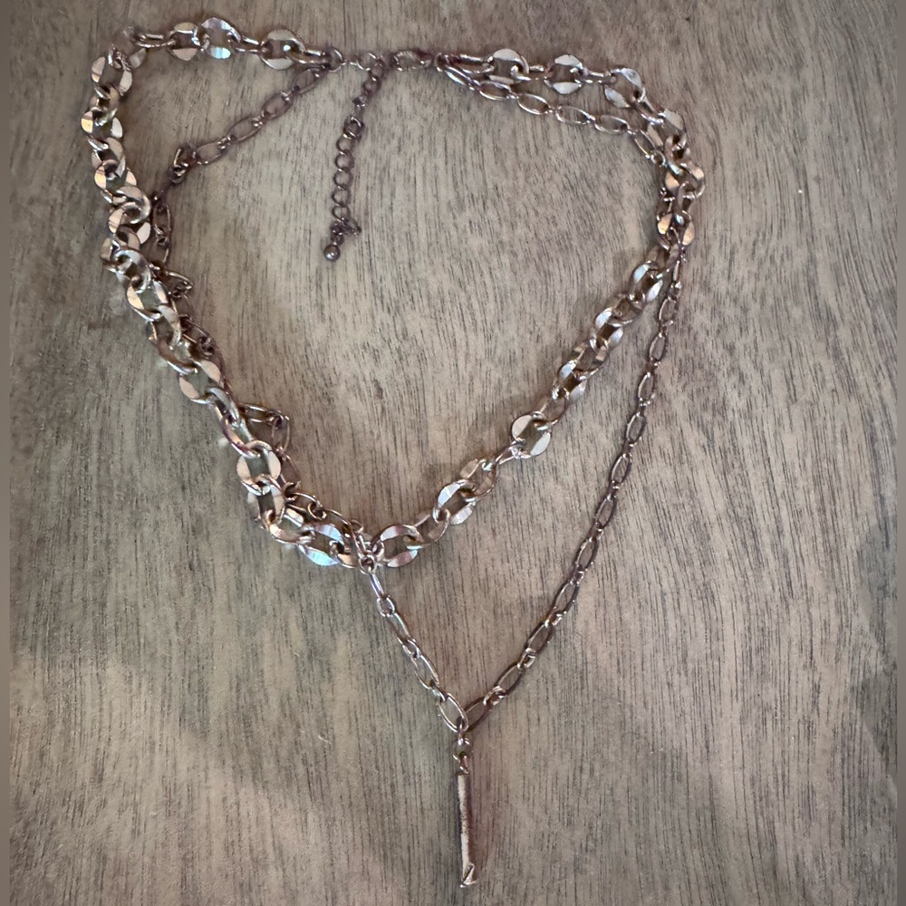 Elegant Gold Double Chain Layered Necklace